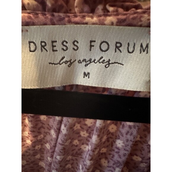 Dress Forum Midi Dress Medium Floral show me your mumu long sleeve - Picture 11 of 12